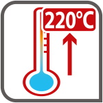 Устойчивость к высоким температурам до 220°С