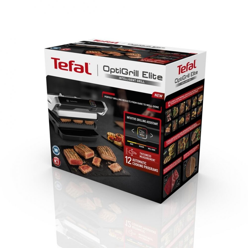 Умный электрогриль Tefal Optigrill Elite GC750D30