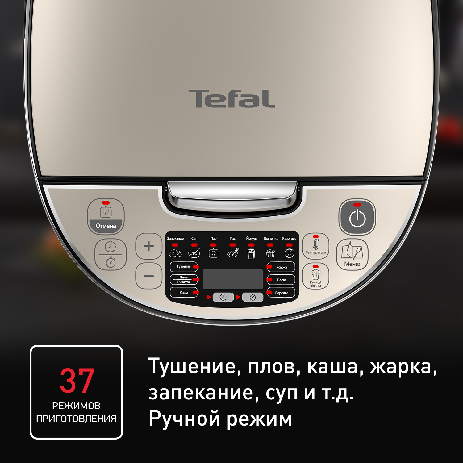 Мультиварка Tefal Essential Cook RK321A32, цена 12999.00 руб. в  интернет-магазине Tefal. Характеристики, фотографии, описание - Москва