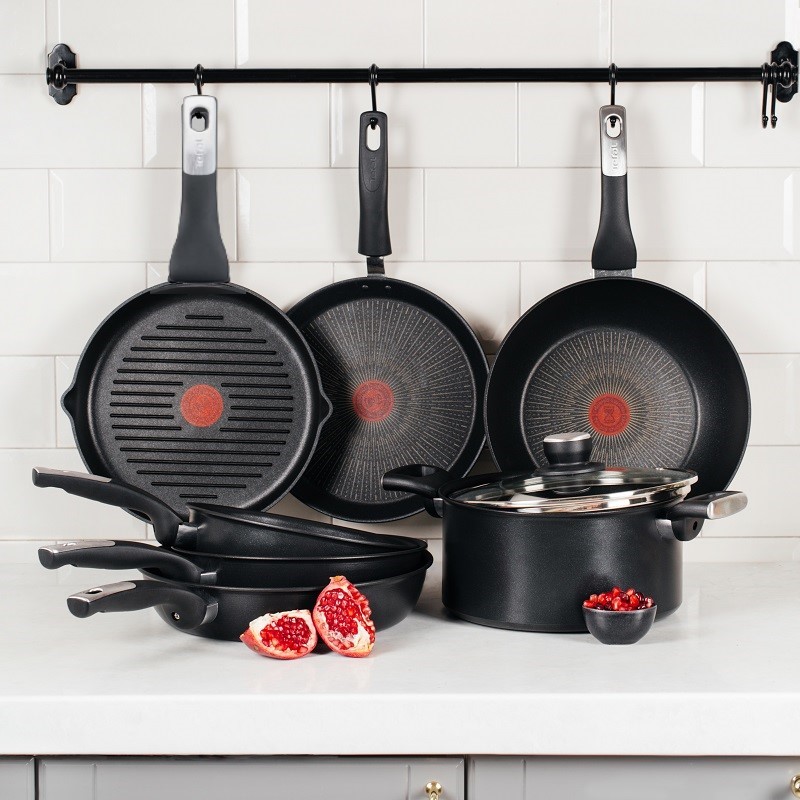 Набор посуды Tefal Unlimited L 10 предметов 20/24/25/26/26/28/28см 5,2л