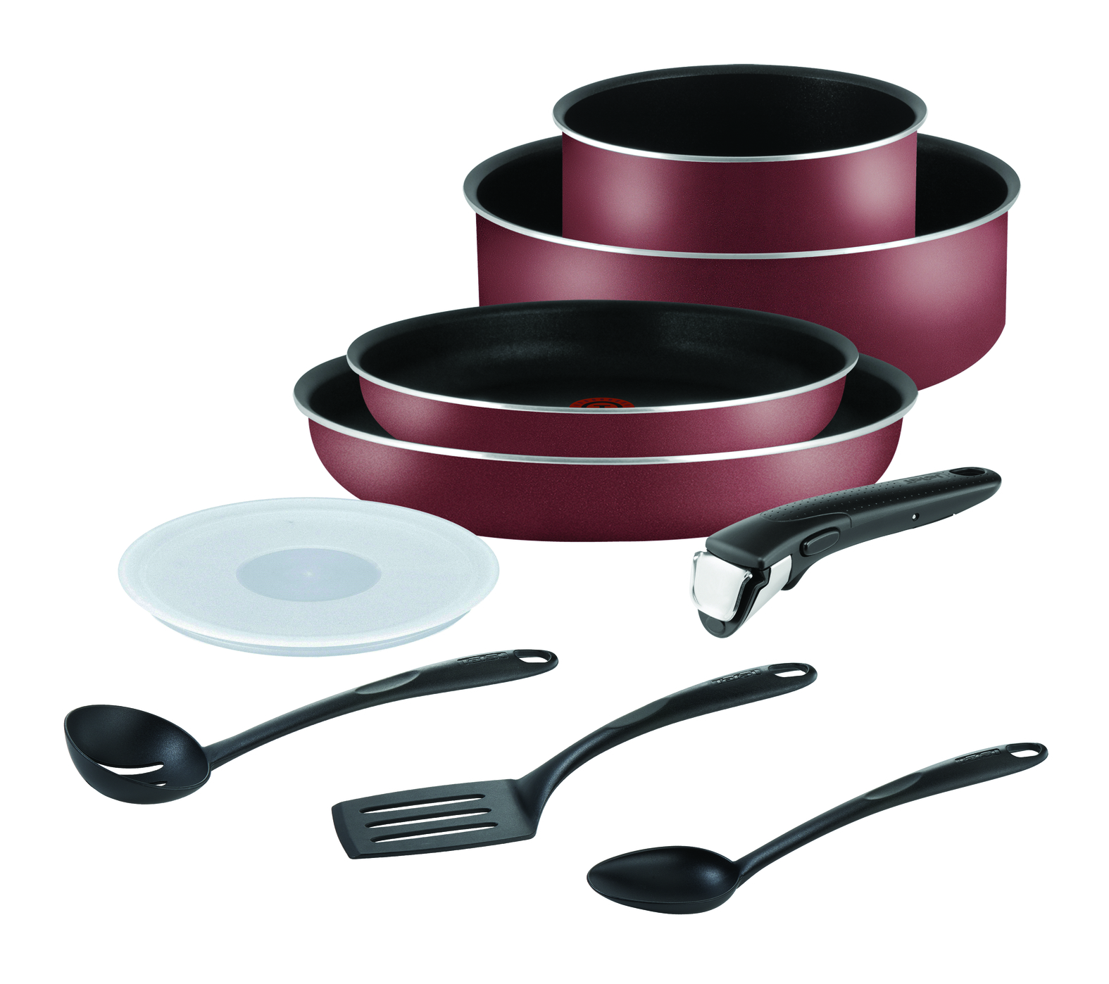 Набор посуды Ingenio RED 9 предметов 04186840 набор посуды со съемной ручкой ingenio unlimited 3 предмета 24 28 см l7638942