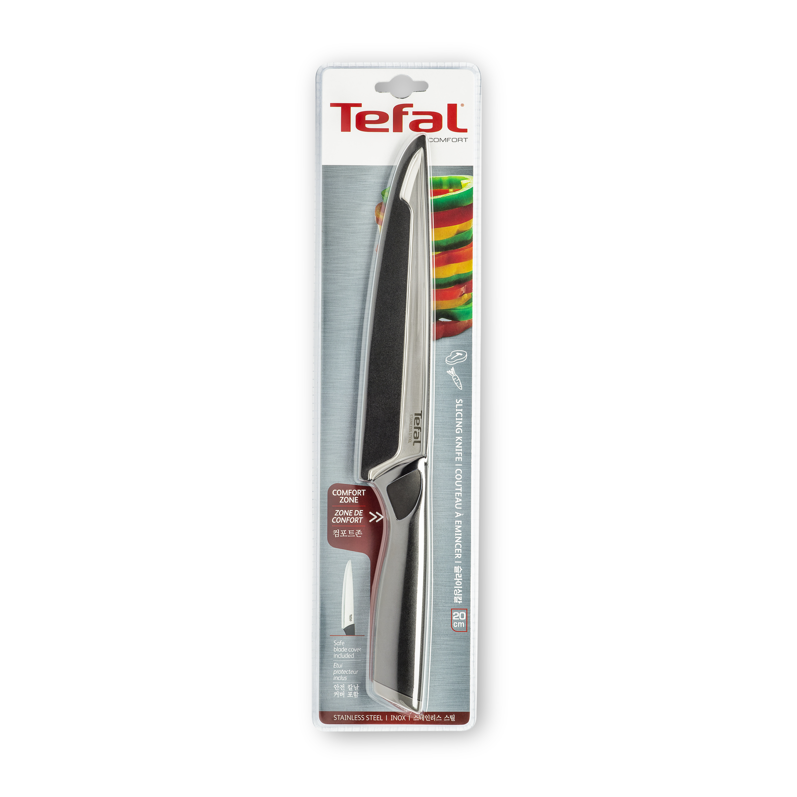 Универсальный нож 20см. Tefal Comfort K2213704