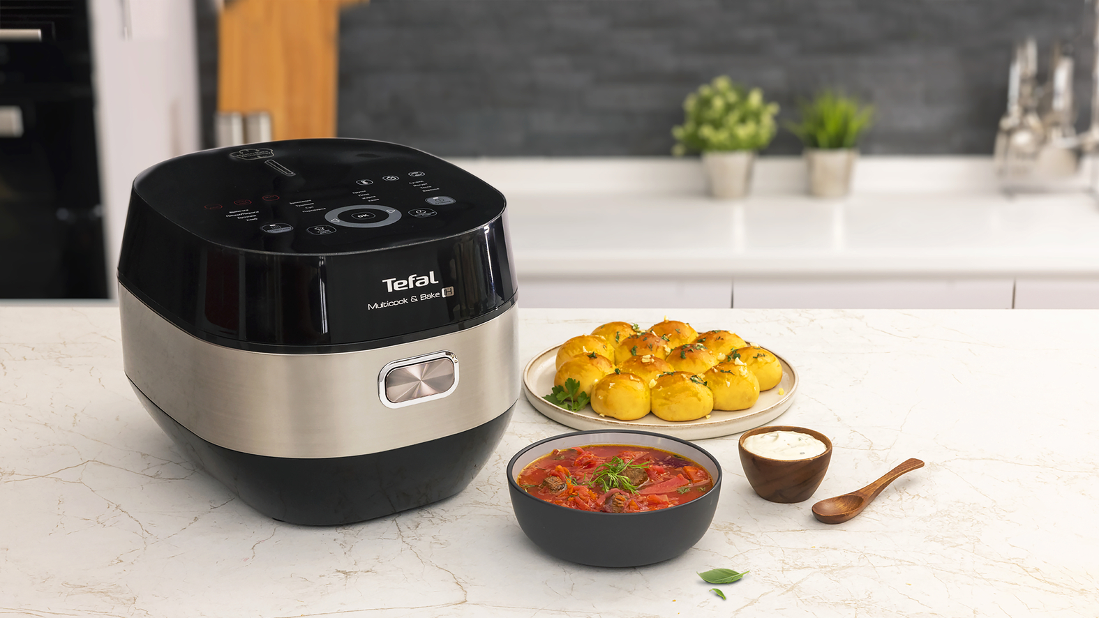 Купить Мультиварка хлебопечка Tefal Tefal с доставкой в официальном  интернет-магазине Tefal. Выгодная цена на Мультиварка хлебопечка Tefal Tefal