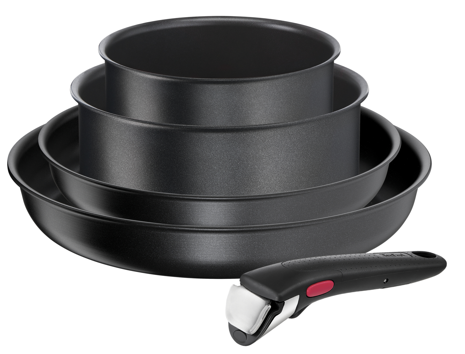 Набор посуды Ingenio Daily Chef Black 5 предметов 16/20/24/28 см L7629102, цвет черный