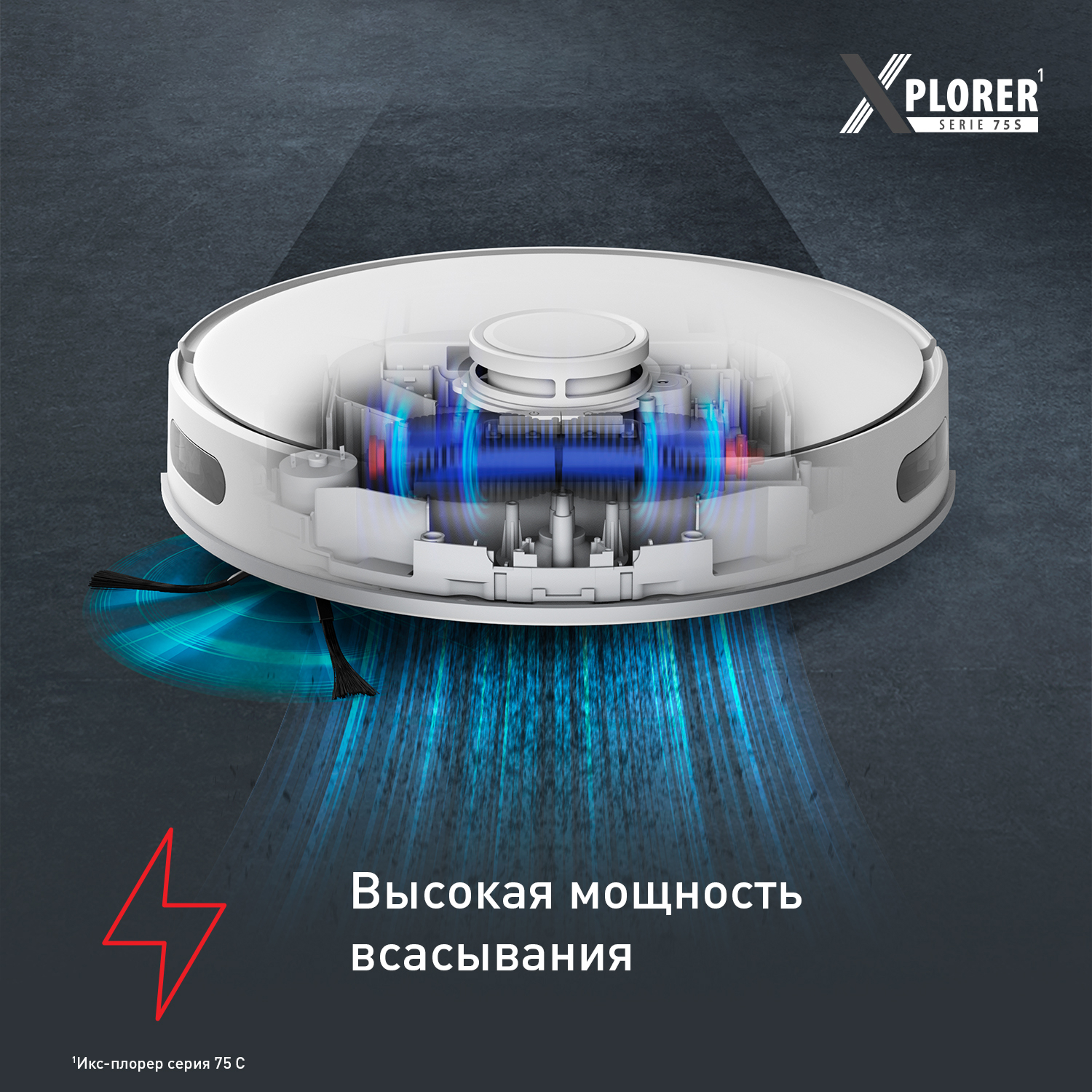 Робот-пылесос Tefal X-plorer Serie 75 S RG8577WH