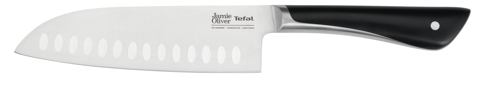 Нож сантоку Jamie Oliver K2671556 16.5 см нож кухонный tefal jamie oliver поварской нержавеющая сталь 20 см рукоятка пластик k2670144