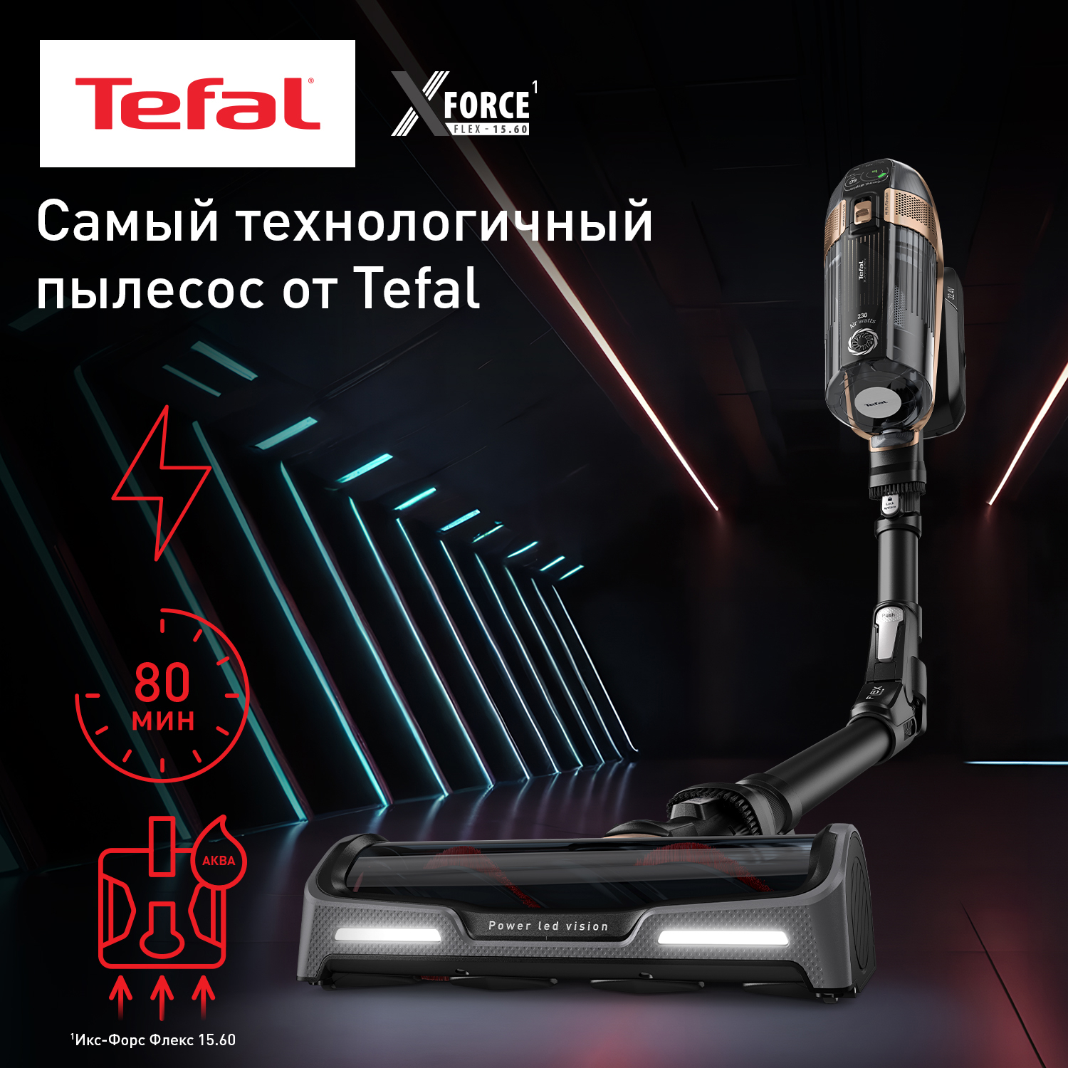 Беспроводной пылесос Tefal X-Force Flex 15.60 TY99G1WO