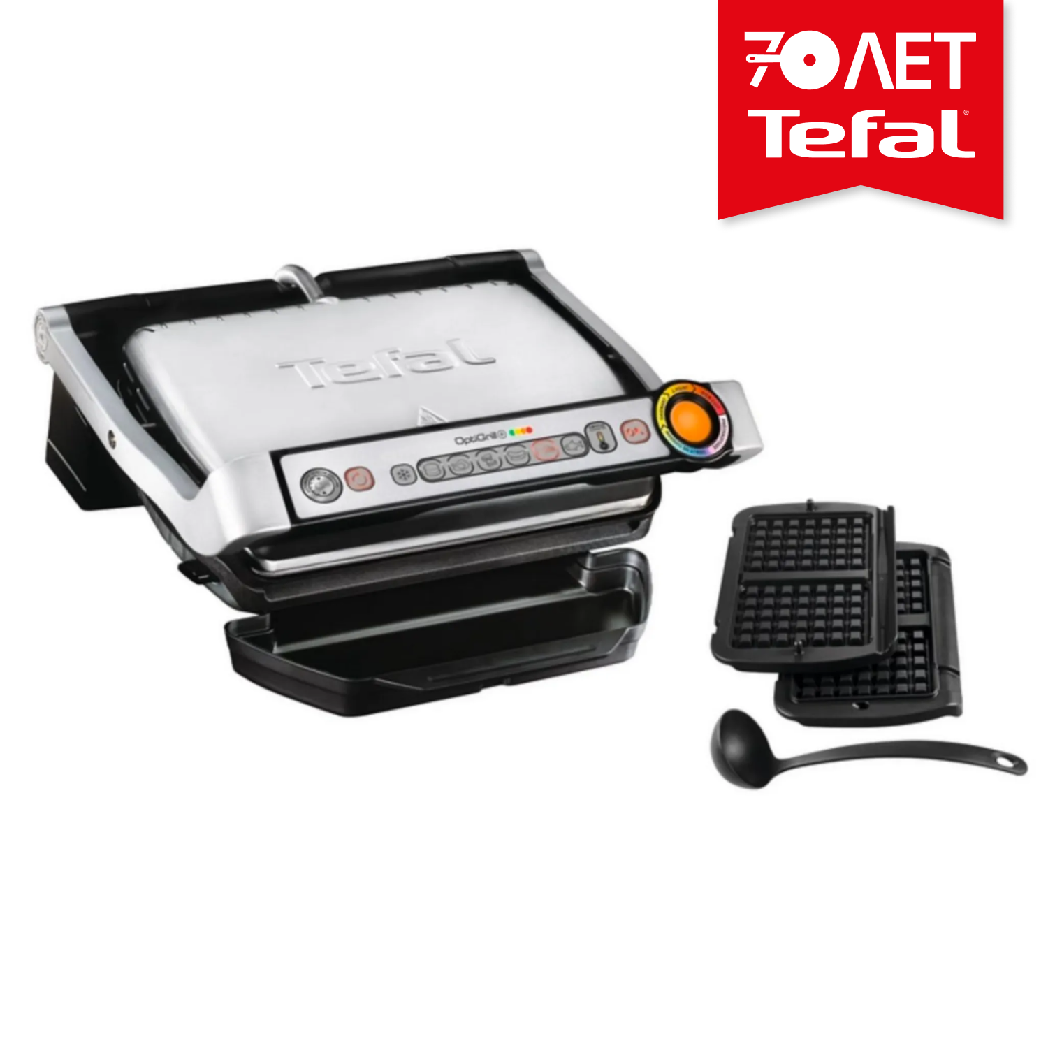 Optigrill+ GC716D12 с насадкой для вафель