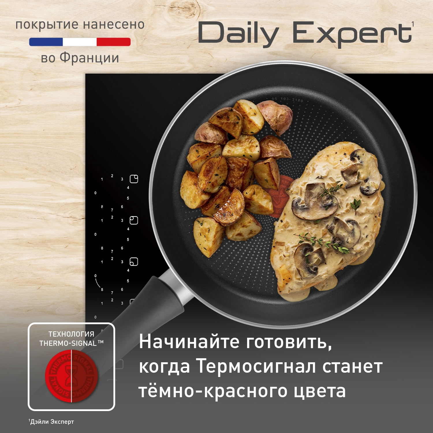 Набор сковород 22/24 см Tefal Daily Expert 04234810
