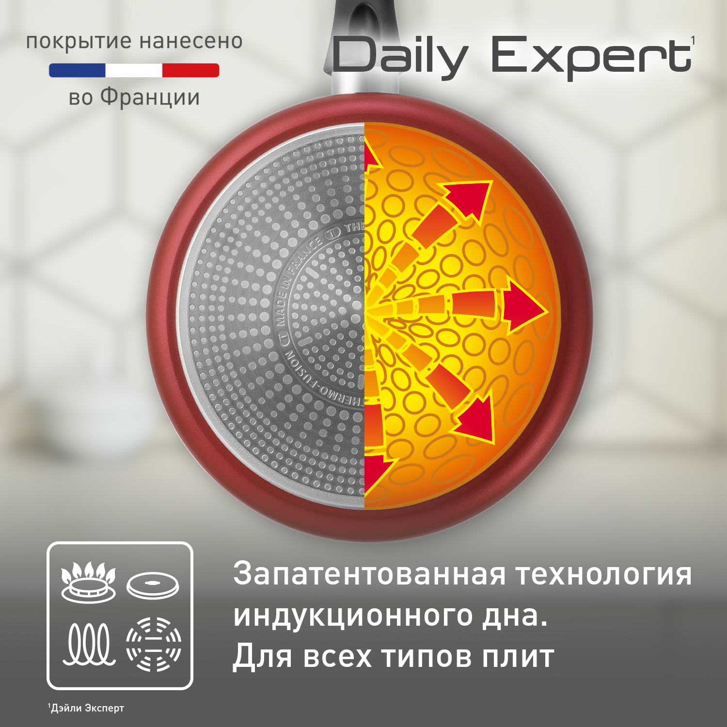 Набор сковород 22/24 см Tefal Daily Expert 04234810