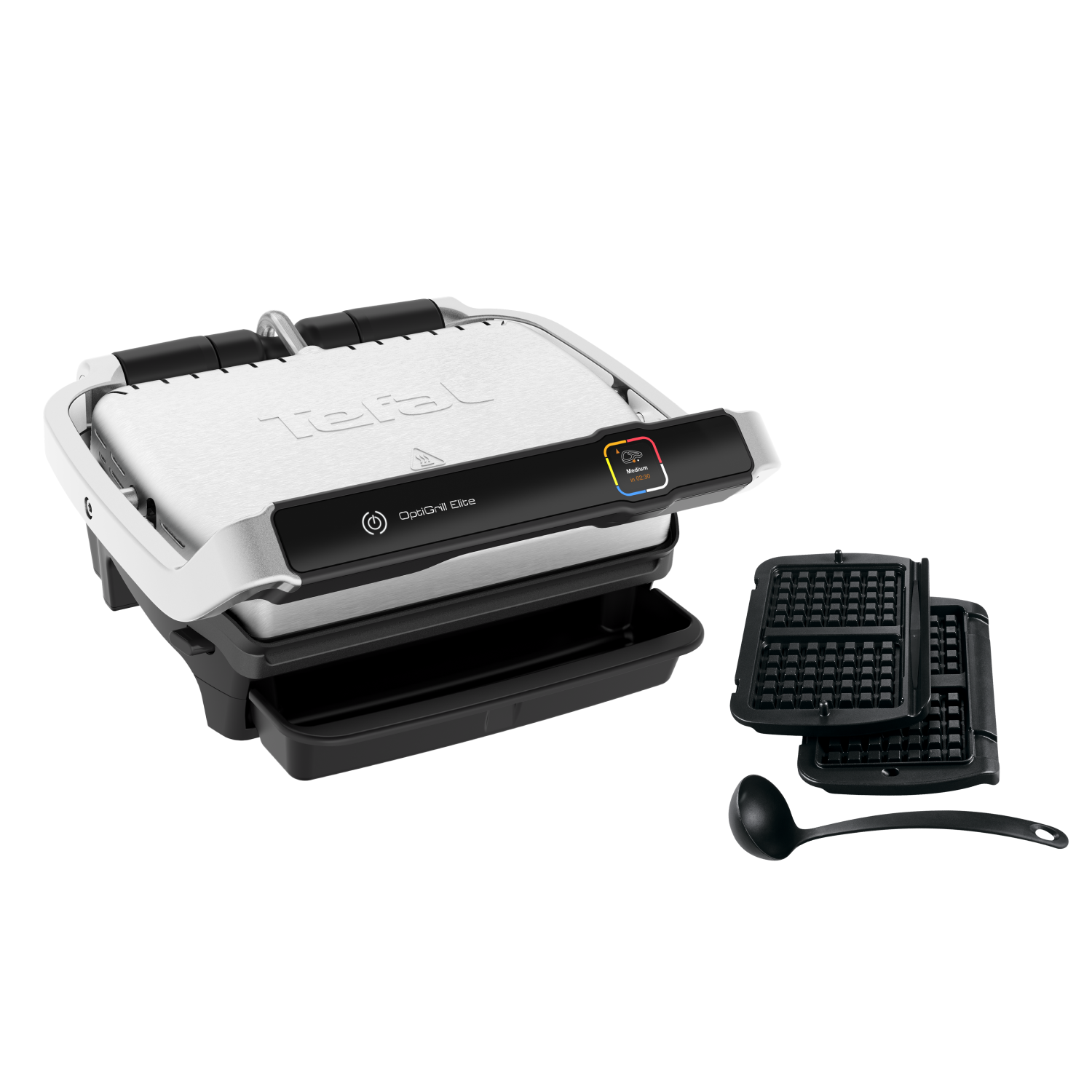 Умный электрогриль Optigrill+ GC750D30 с насадкой для вафель