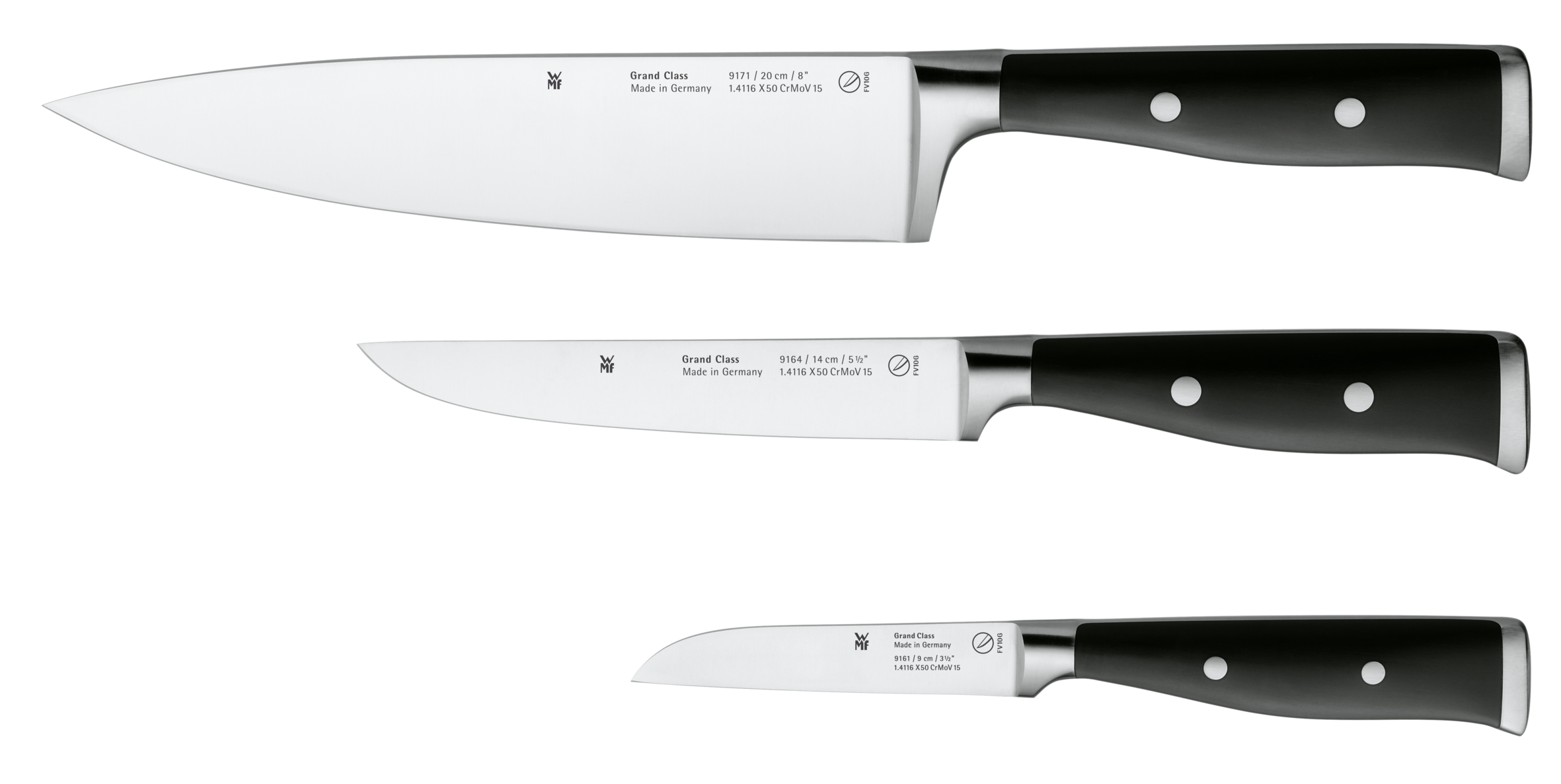 Набор ножей Grand Class  3 предмета комплект ножей к шнеку fubag bt 200 838290