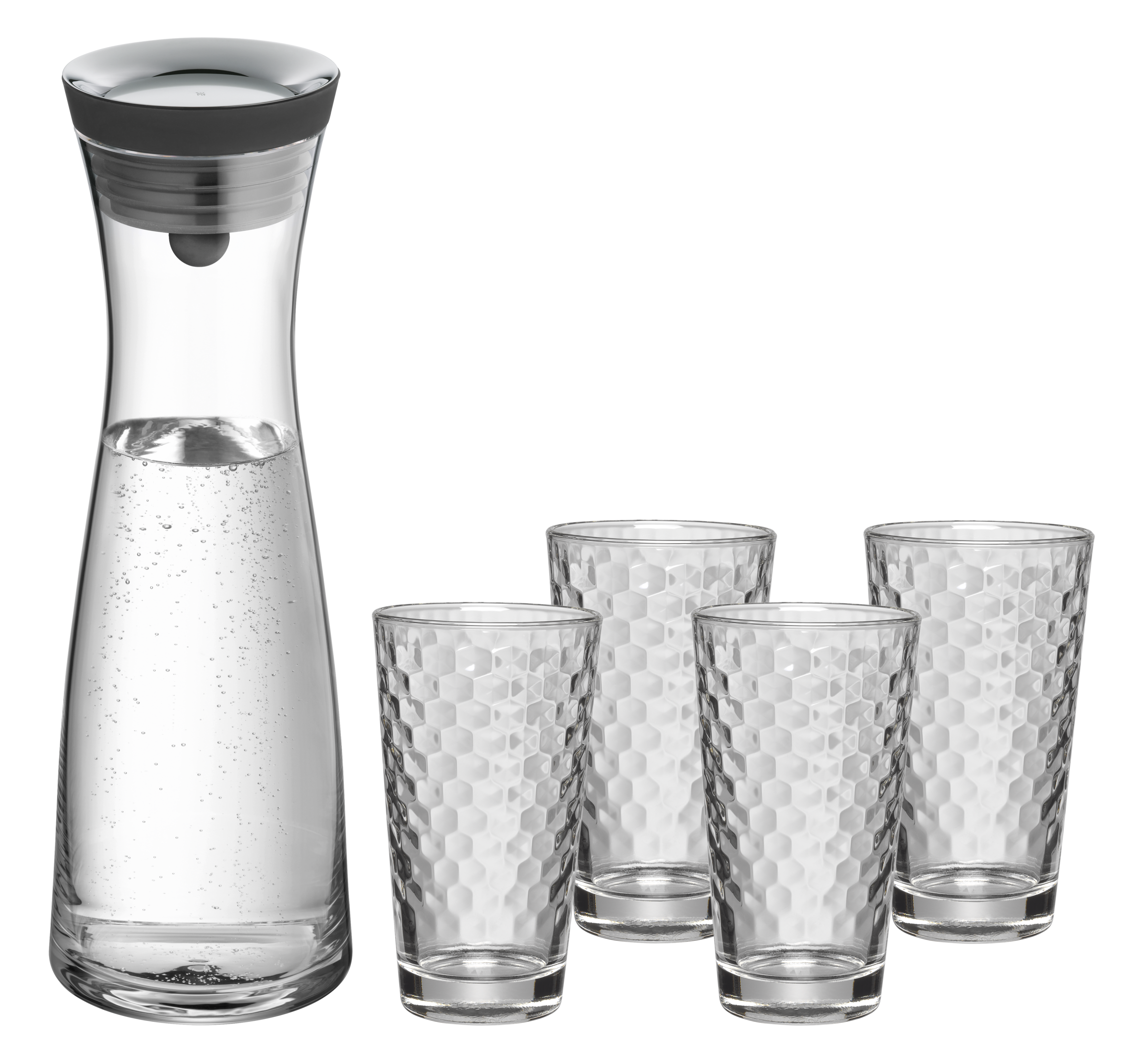 Графин для воды со стаканами 5 предметов