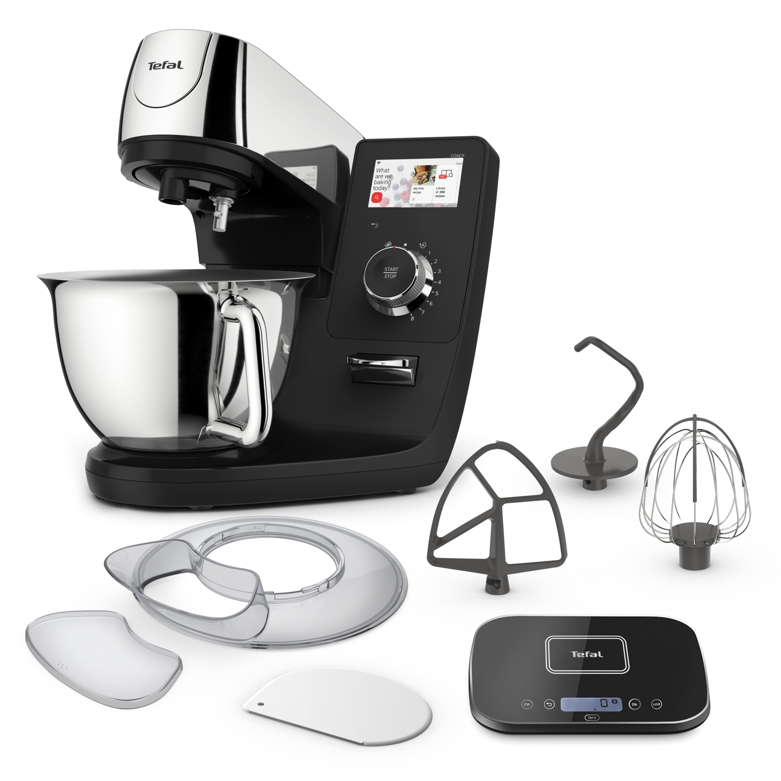 Кухонная машина Tefal I-Coach Touch QB951DF0 с набором аксессуаров Fresh