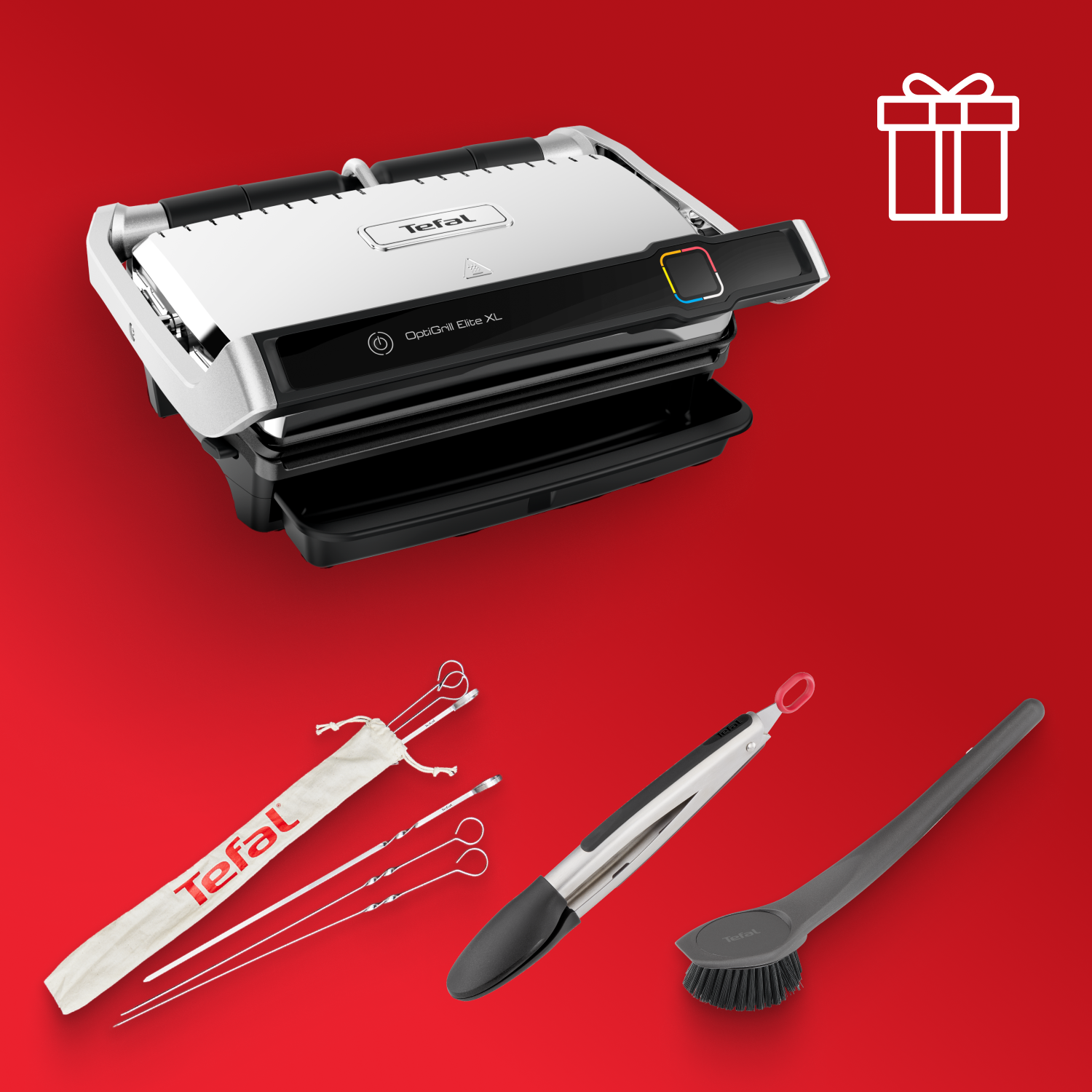 

Умный электрогриль Optigrill Elite XL GC760D30 + аксессуары в подарок, Optigrill Elite XL GC760D30 + аксессуары в подарок