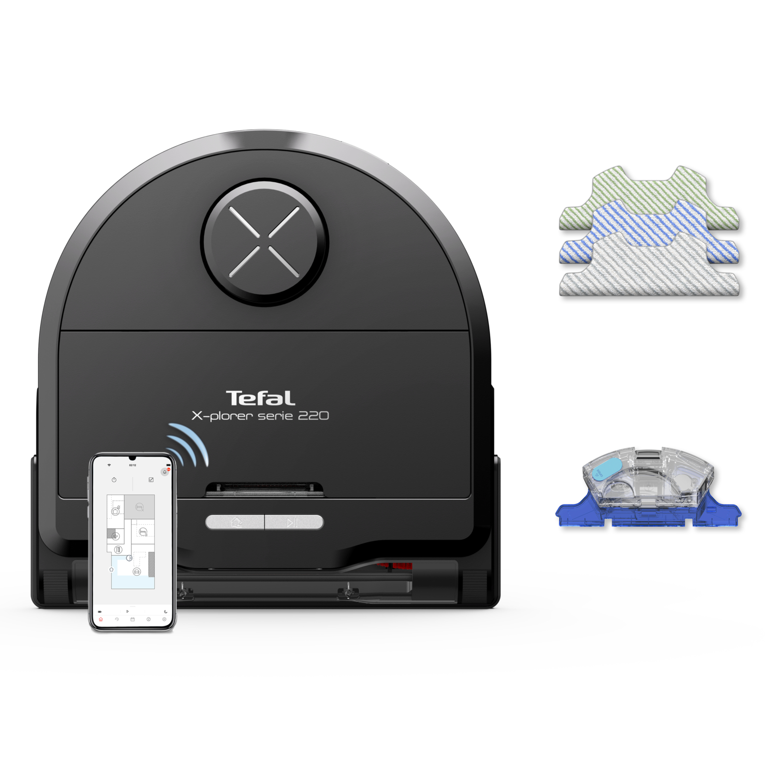 Робот-пылесос Tefal X-PLORER Serie 220 Animal & Allergy  RG9475WH