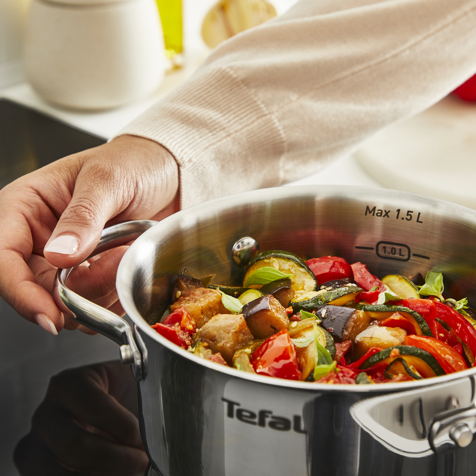 Кастрюля Tefal Minis 16 см со стеклянной крышкой H8744255