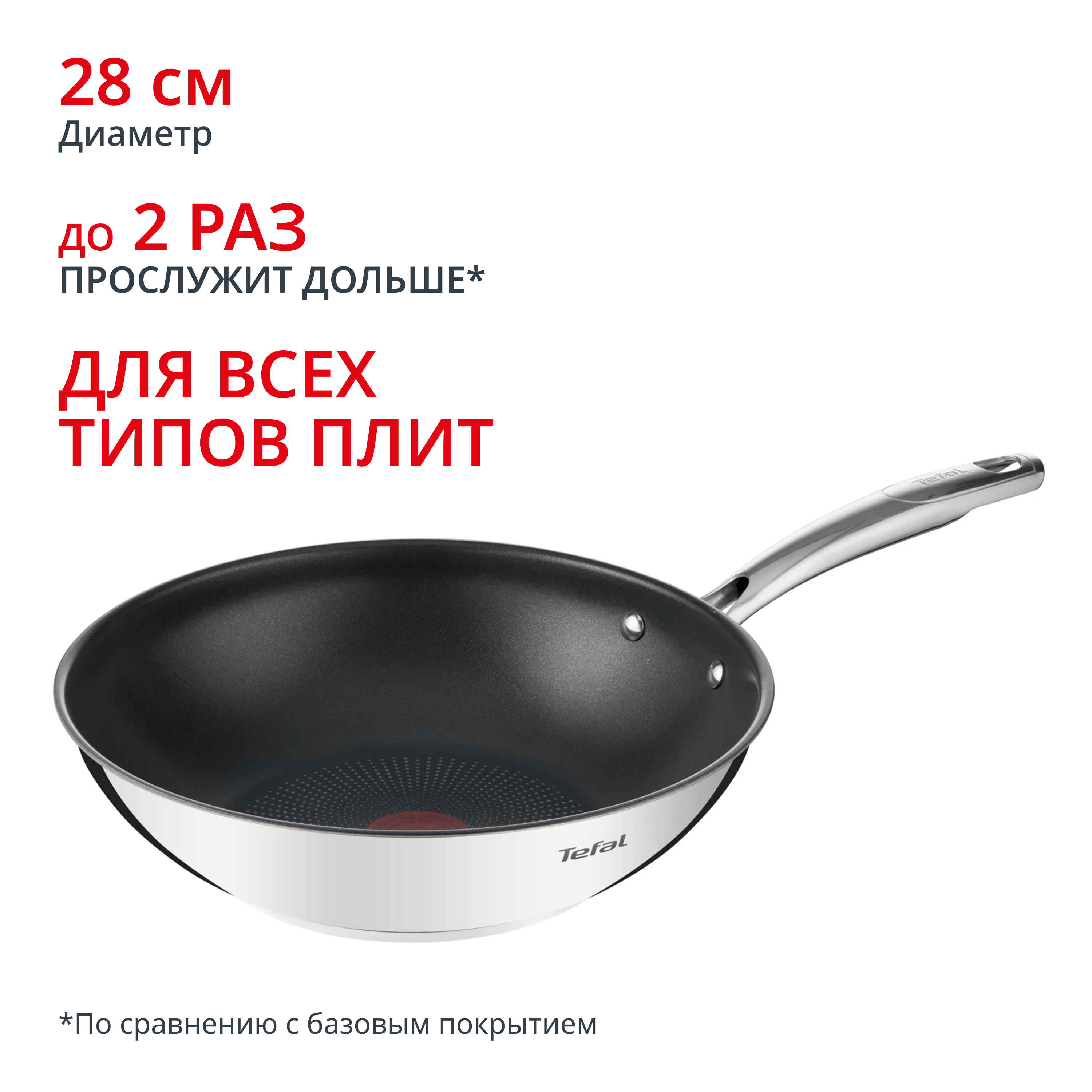 Tefal Duetto Wokpan 28 см G7321955