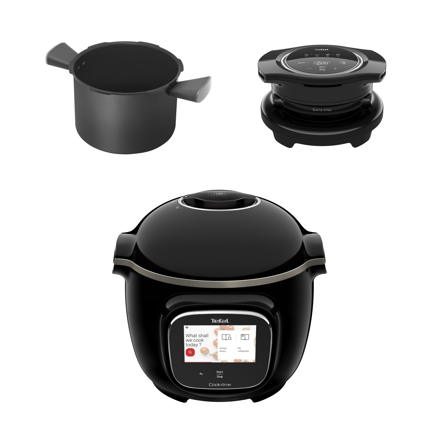 Мультиварка-скороварка с крышкой и чашкой