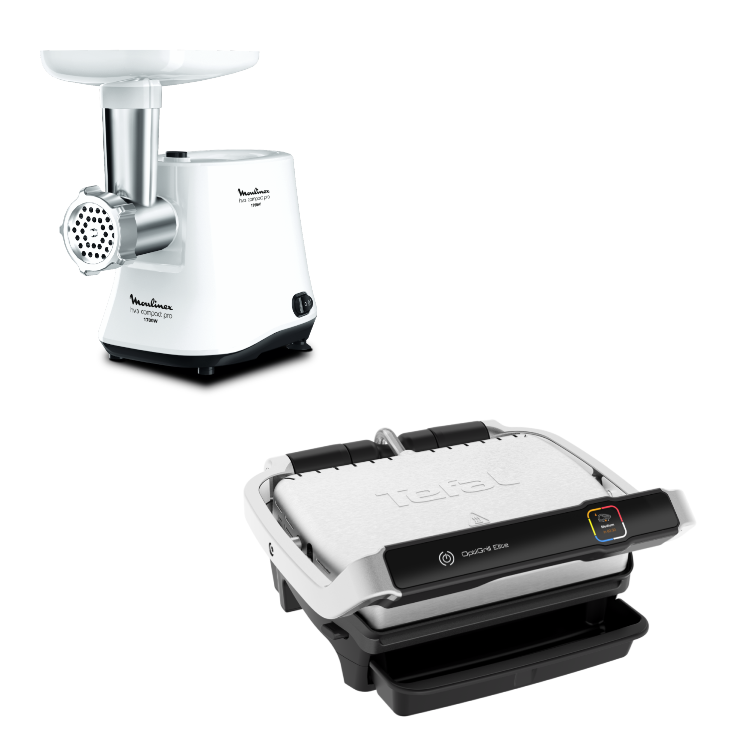 

Мясорубка ME301132 + Электрогиль Tefal GC750D30, ME301132 + Электрогиль Tefal GC750D30