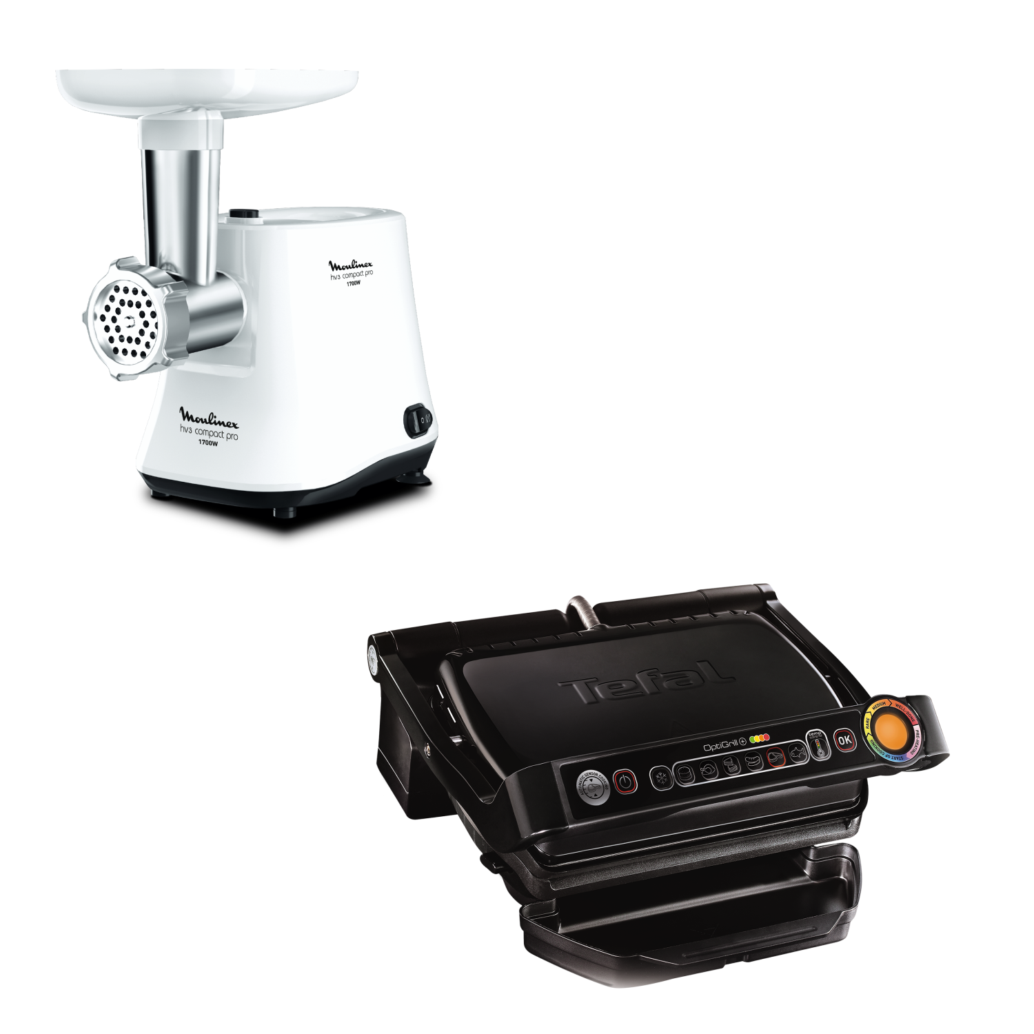 

Мясорубка ME301132 + Электрогиль Tefal GC712834, ME301132 + Электрогиль Tefal GC712834