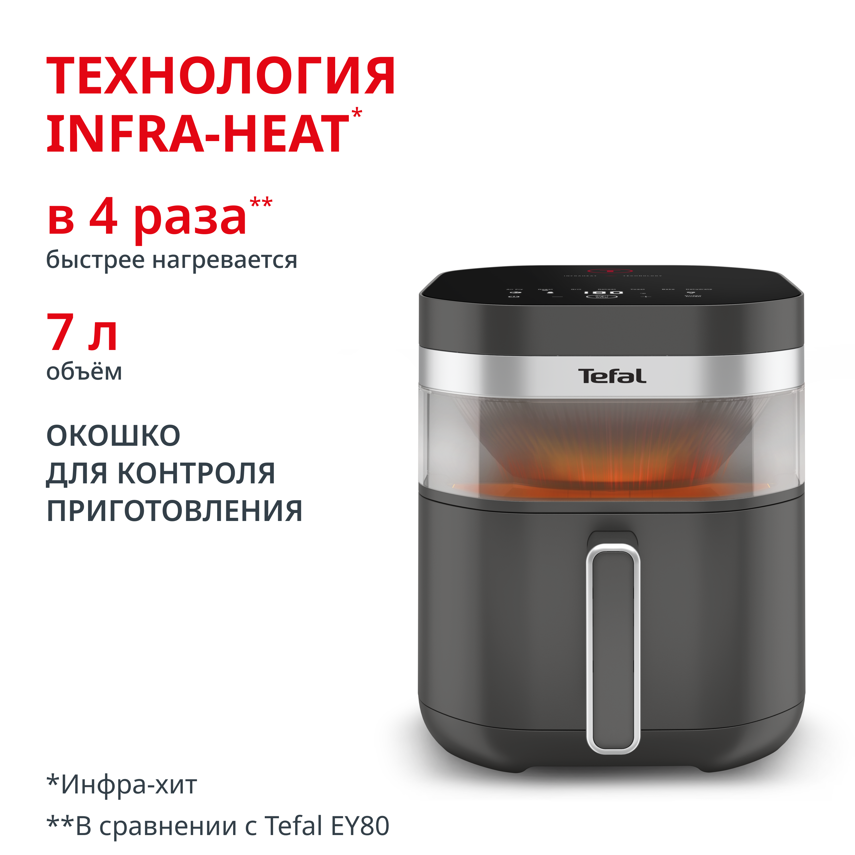 Аэрогриль Easy Fry Infrared EY832HE0 16799₽