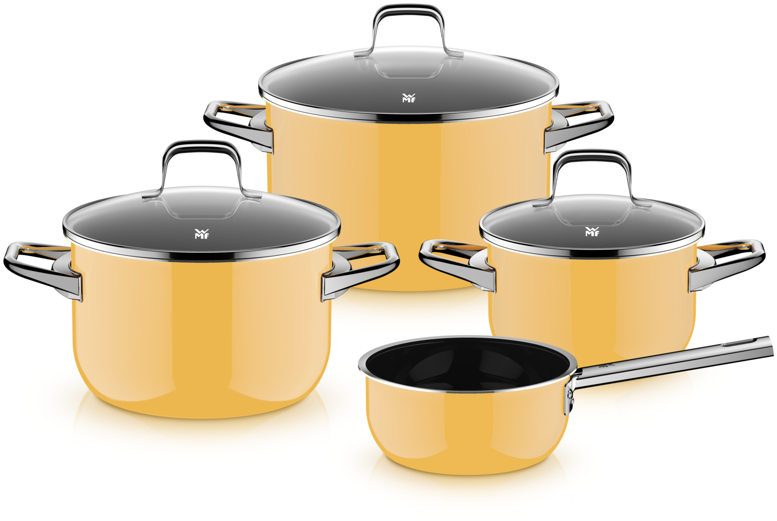 

Набор кастрюль Fusiontec Essential Pro Mango Yellow 4 предмета 16/16/20/24 см, Fusiontec Essential Pro Mango Yellow 4 предмета 16/16/20/24 см