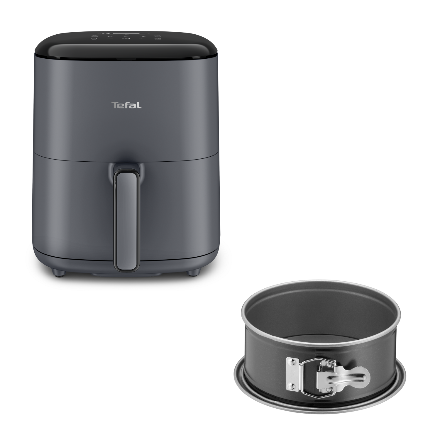 

Аэрогриль Easy Fry EY245B10 + Форма для электрогриля J1761425 18 см, Черный/серебристый, Easy Fry EY245B10 + Форма для электрогриля J1761425 18 см