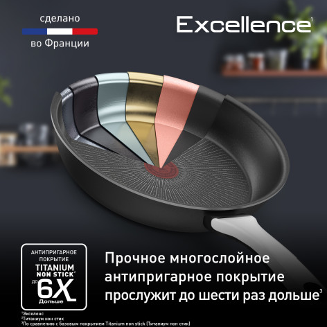 Сковорода Tefal Excellence 28 см G2690672 фото 5