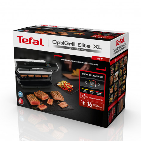 Умный электрогриль Tefal Optigrill Elite XL GC760D30 фото 14