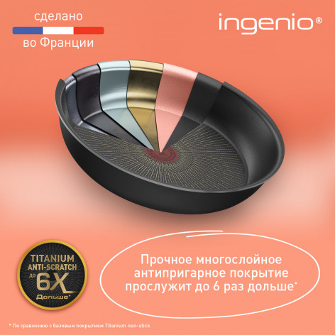 Сковорода Tefal Ingenio Unlimited 26 см L7630532 фото 10