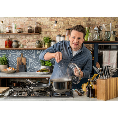 Набор посуды Tefal Jamie Oliver Kitchen Essentials 6 предметов 16/20/24 см E313S67 фото 8