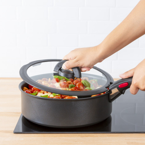 Стеклянная крышка Tefal Ingenio 24 см L9846553 фото 5
