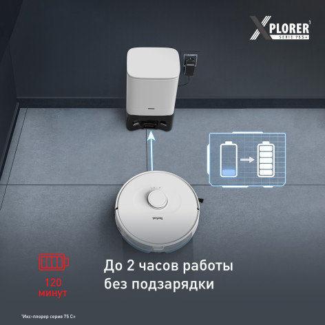 Робот-пылесос Tefal X-plorer Serie 75 S+ RG8597WH фото 8