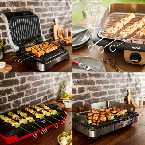Шампуры Tefal из нержавеющей стали XL K185S734 для электрогриля фото 10